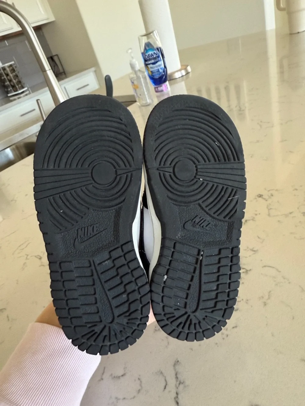 Nike Toddler Dunk Low Black and White Sneakers 8C